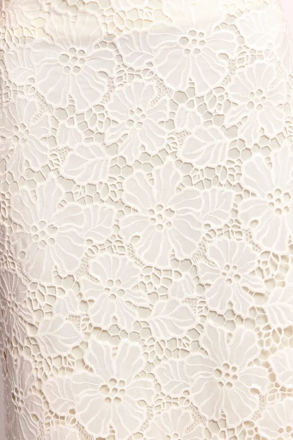 Lace Sequin Floral Maxi Skirt