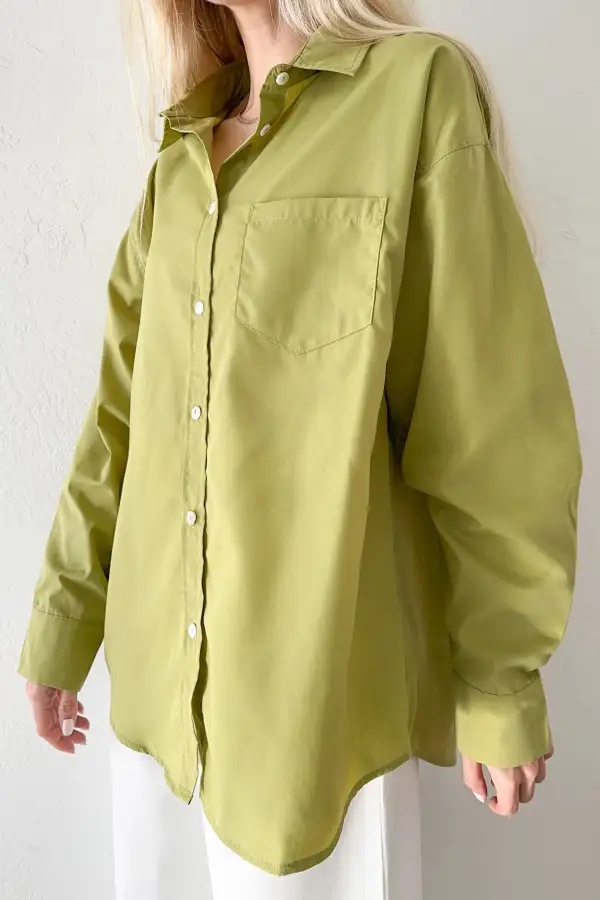 Soft Button Front Button Down Shirt