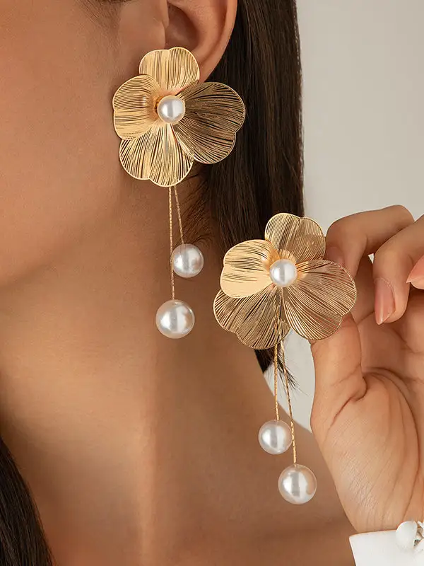Delicate Geometric Drop Earrings