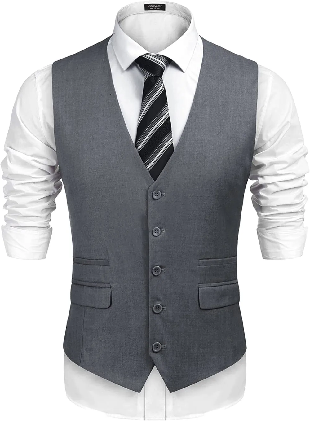 Slim Fit Business Suit Vest Jacket