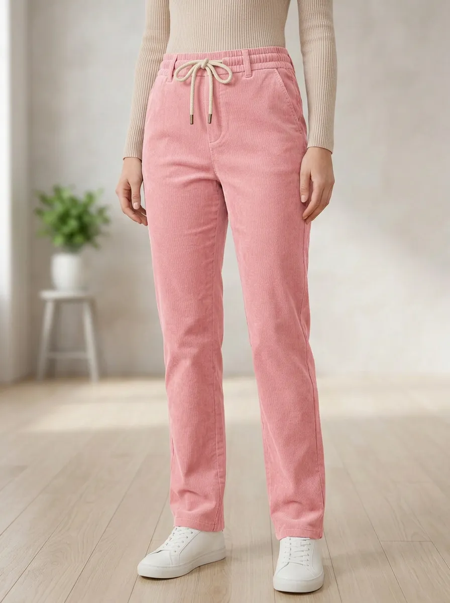 Women's Trail Inspired Casual Adjustable Drawstring Waist Pants