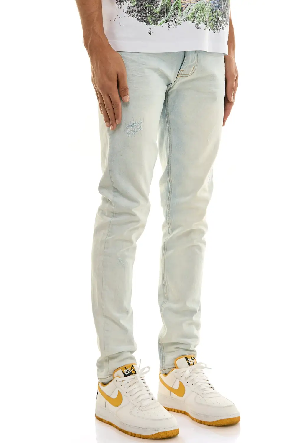 Men's Urban Skinny Distressed Stretch Jeans