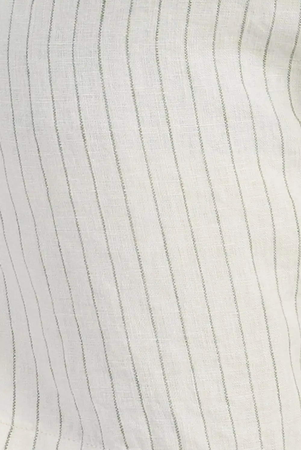 Green Striped Cotton Shorts