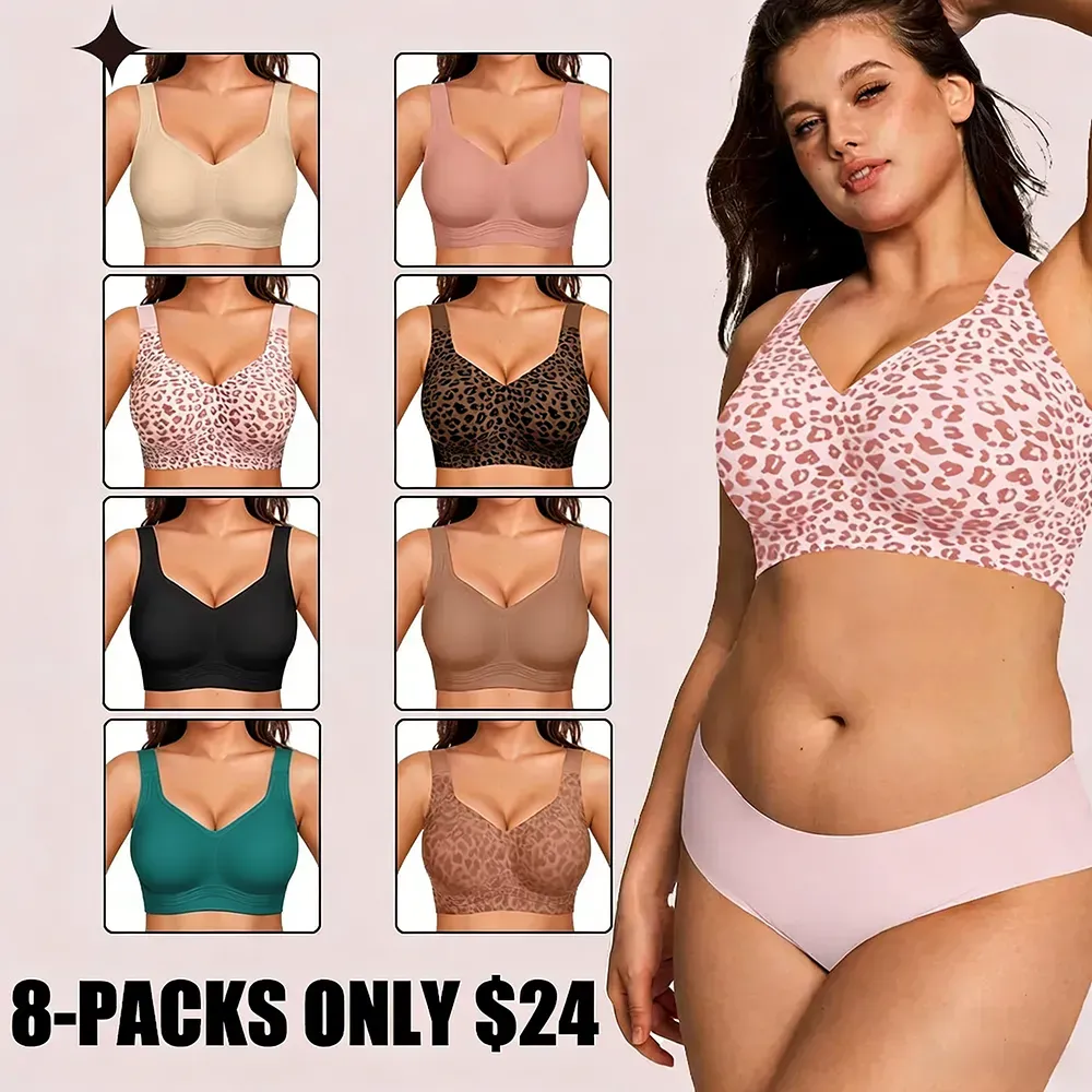 Women Jelly Bras Wirefree Full Coverage