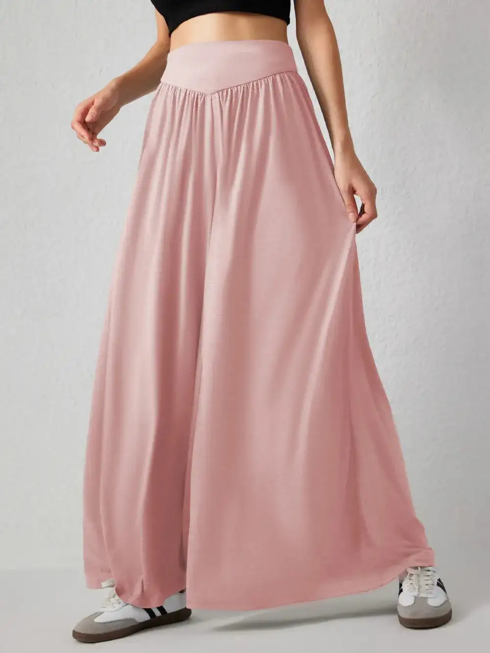 Flowy High Waist Wide Leg Pants