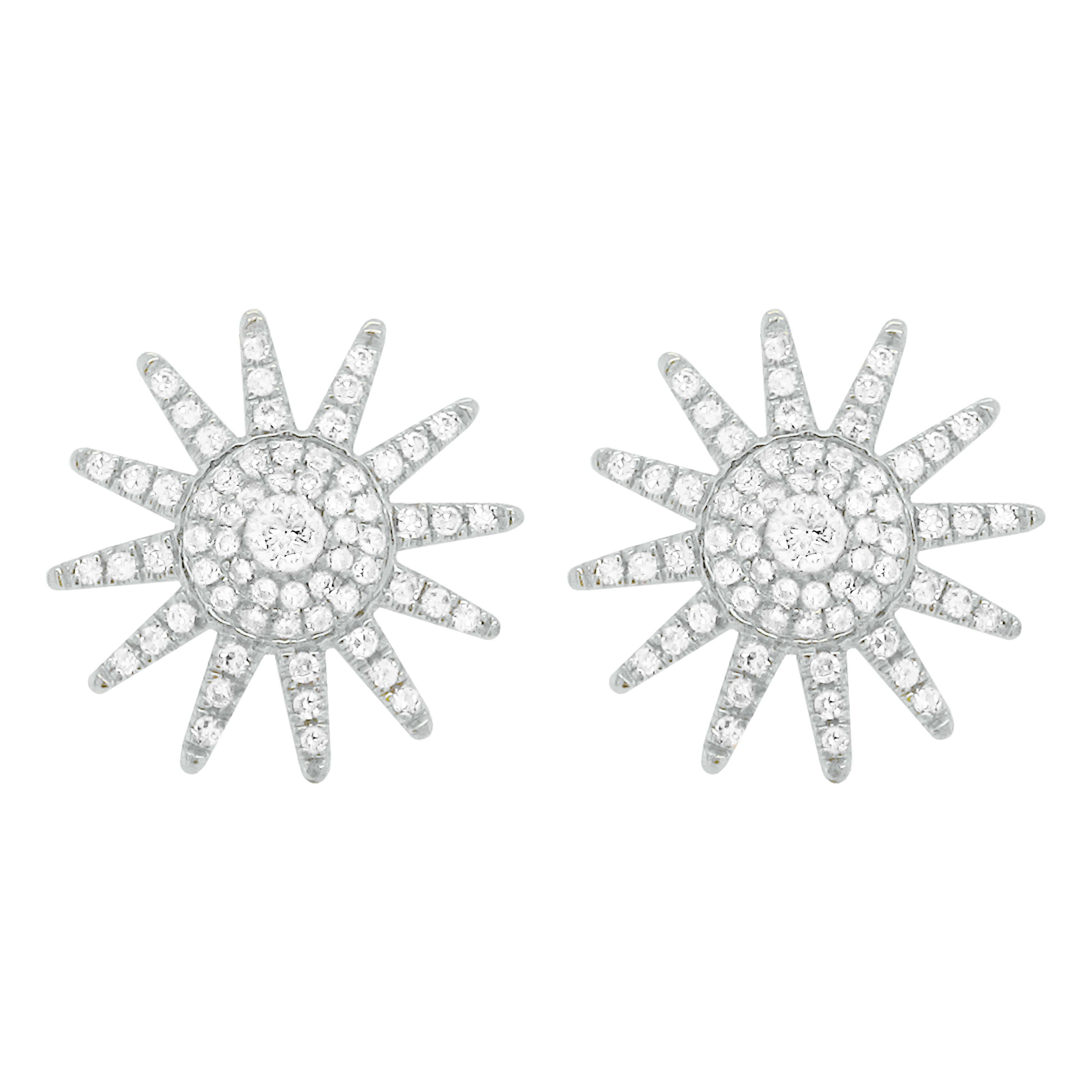 Statement Classic Gem Detail Stud Earrings