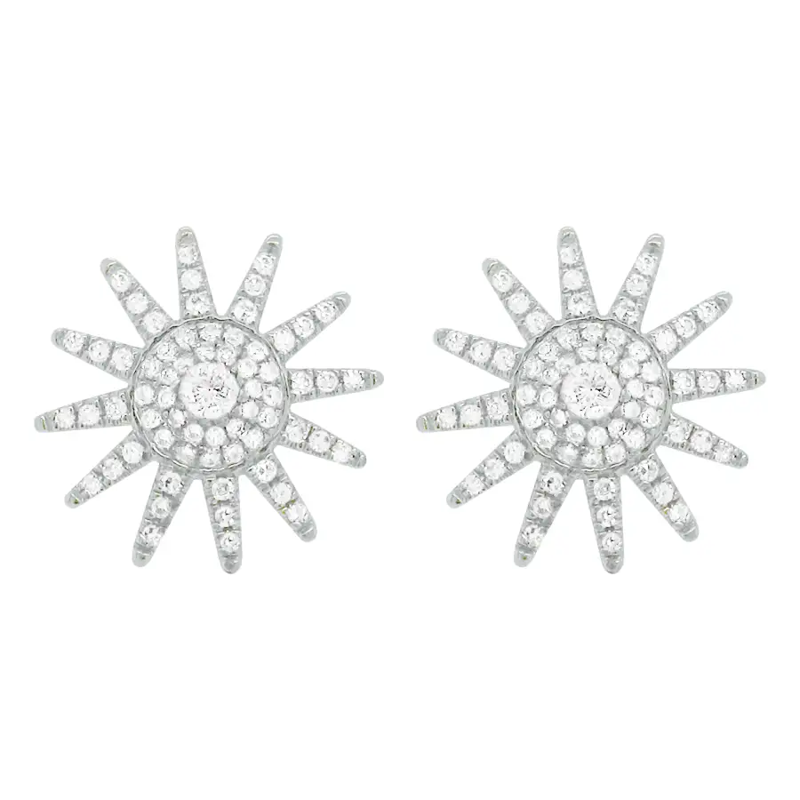 Statement Classic Gem Detail Stud Earrings