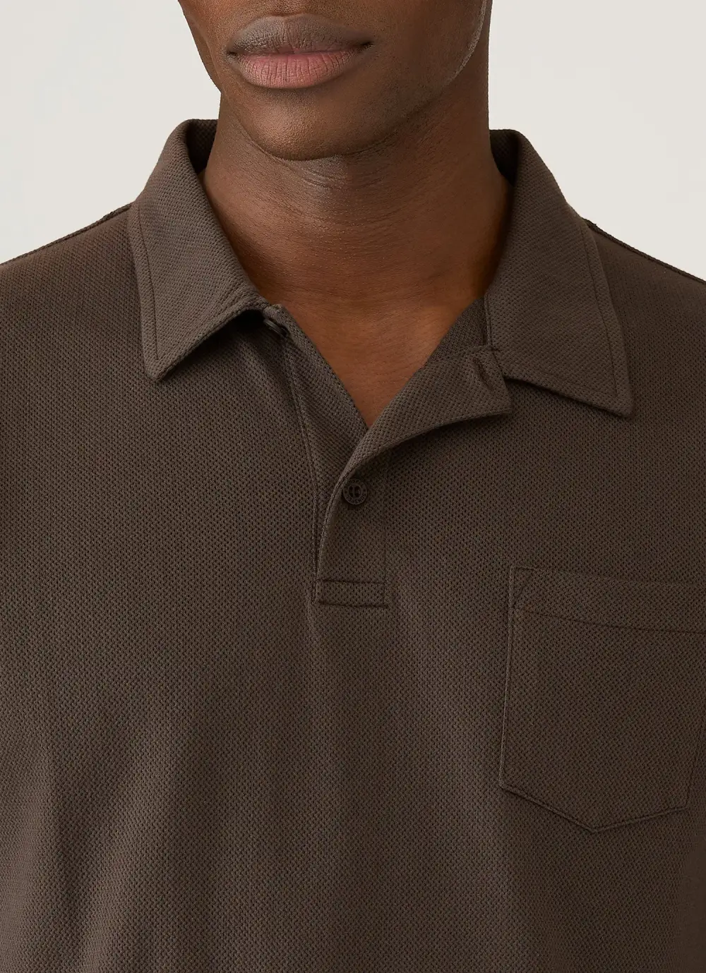Versatile Weekend Slim Fit Mesh Cotton Short Sleeve Polo Shirt