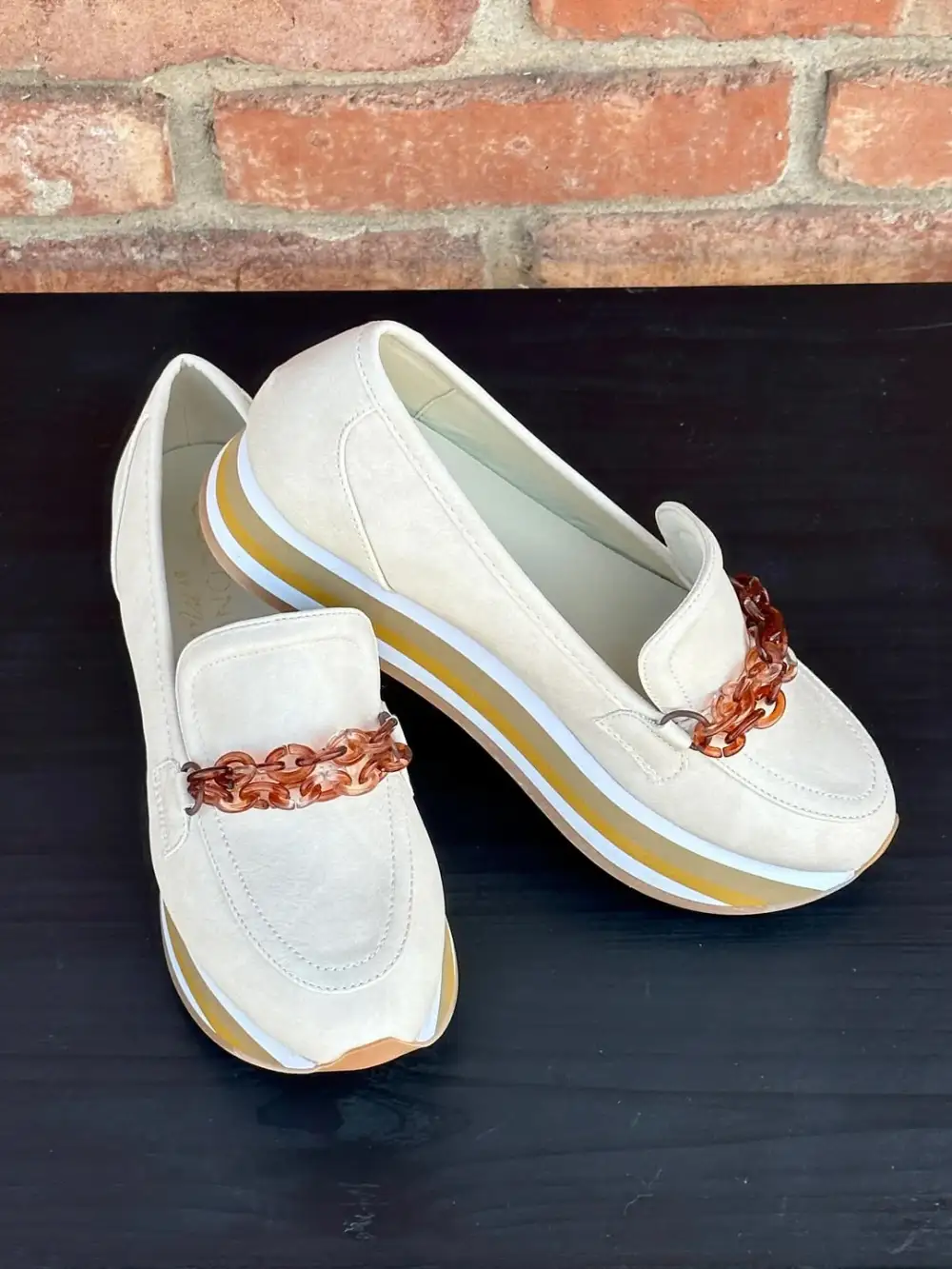 Openwork Leather Casual Shoes