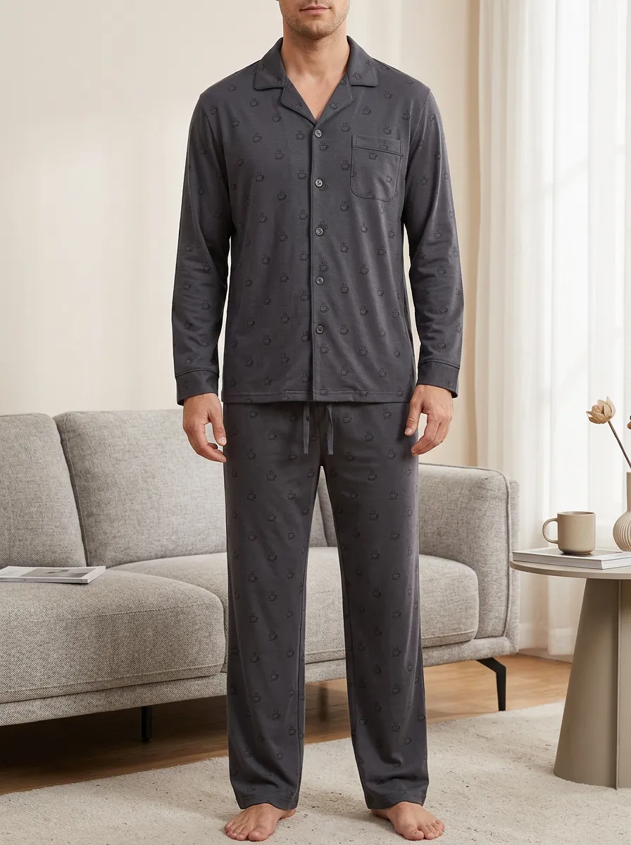 Classic Detail Classic Men's Pajama Set