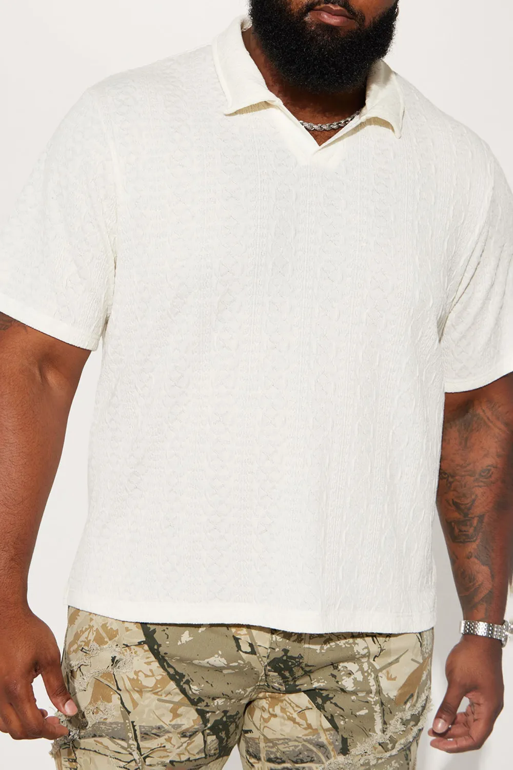 Solid Color Short Sleeve Polo