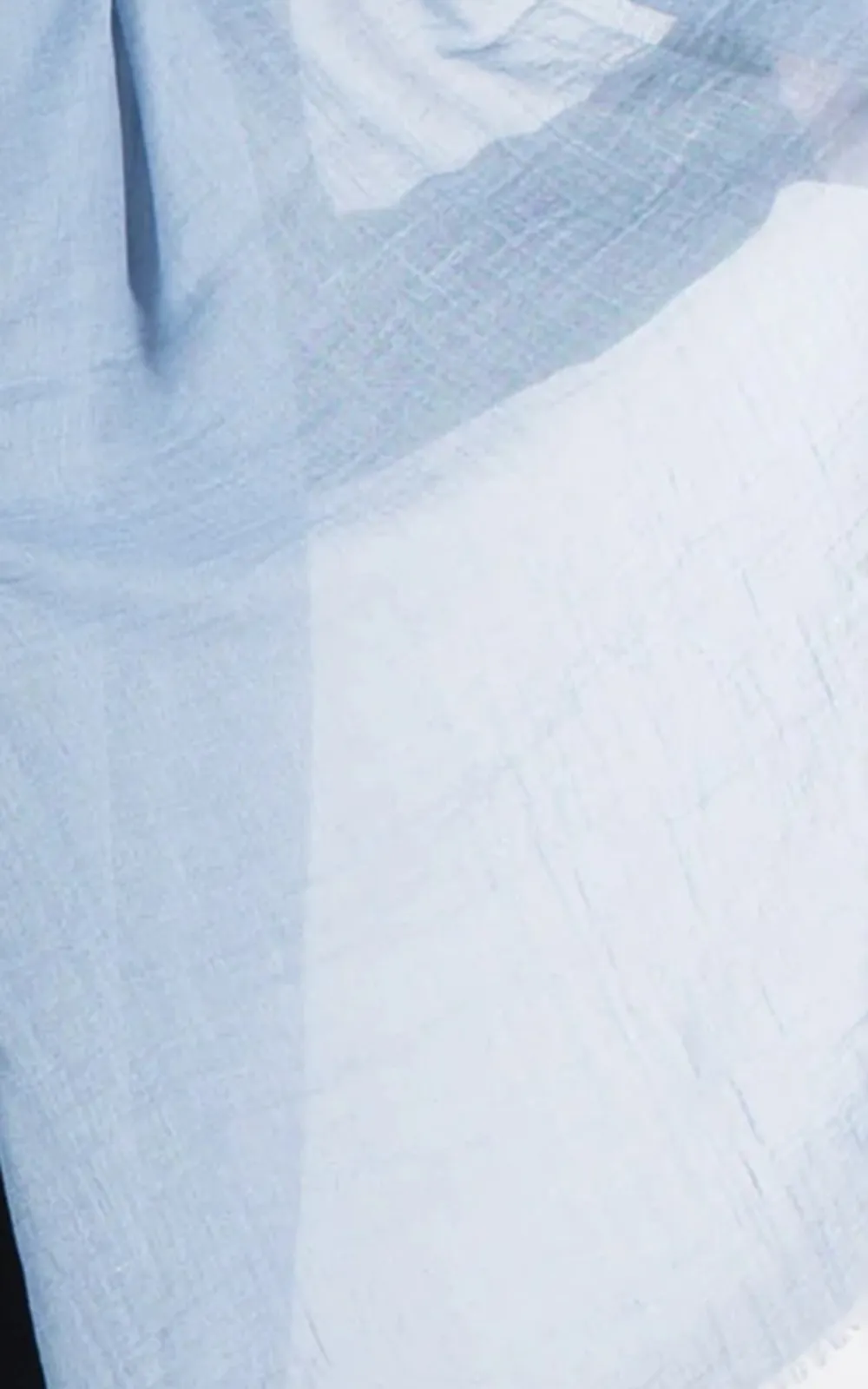 Versatile Exquisite Denim Blue Ladies Scarf