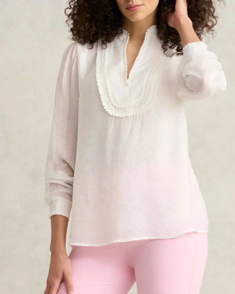 Loop Detail Blouse