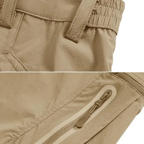 Men's Tactical Pants Water Repellent 8 Pockets Ripstop Hiking Trousers Lightweight Work Pants