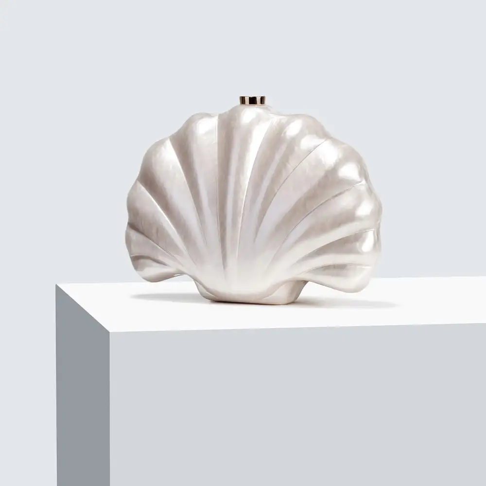 Curved Clutch Bag