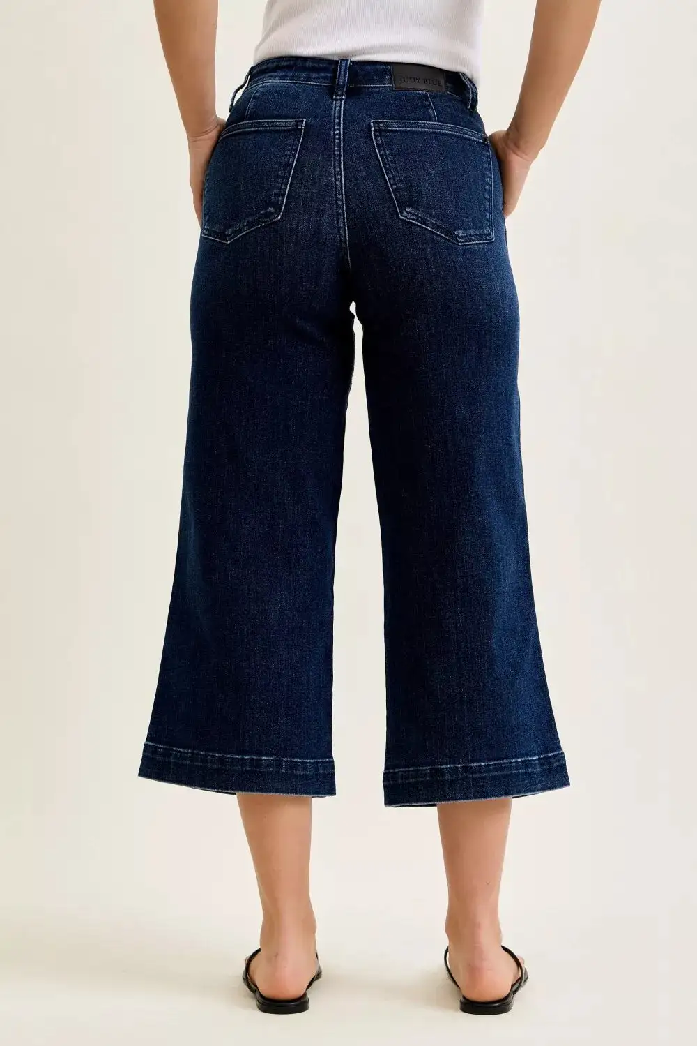 Streamlined High Rise Wide Leg Jeans
