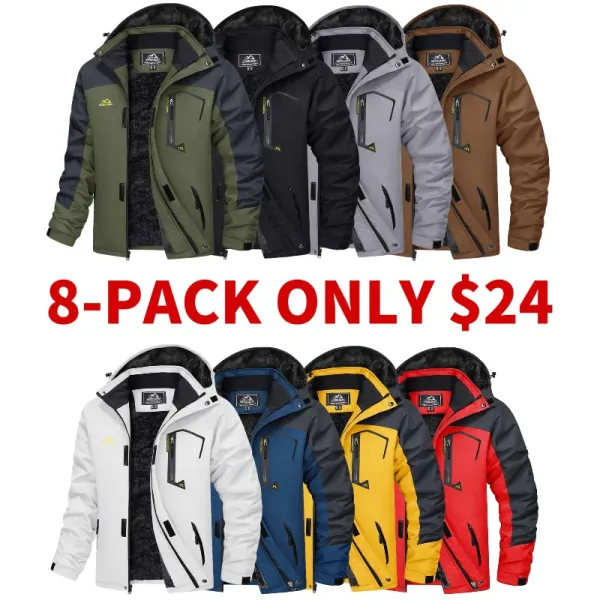 Men's Winter Coats Water Resistant Ski Snow Jacket