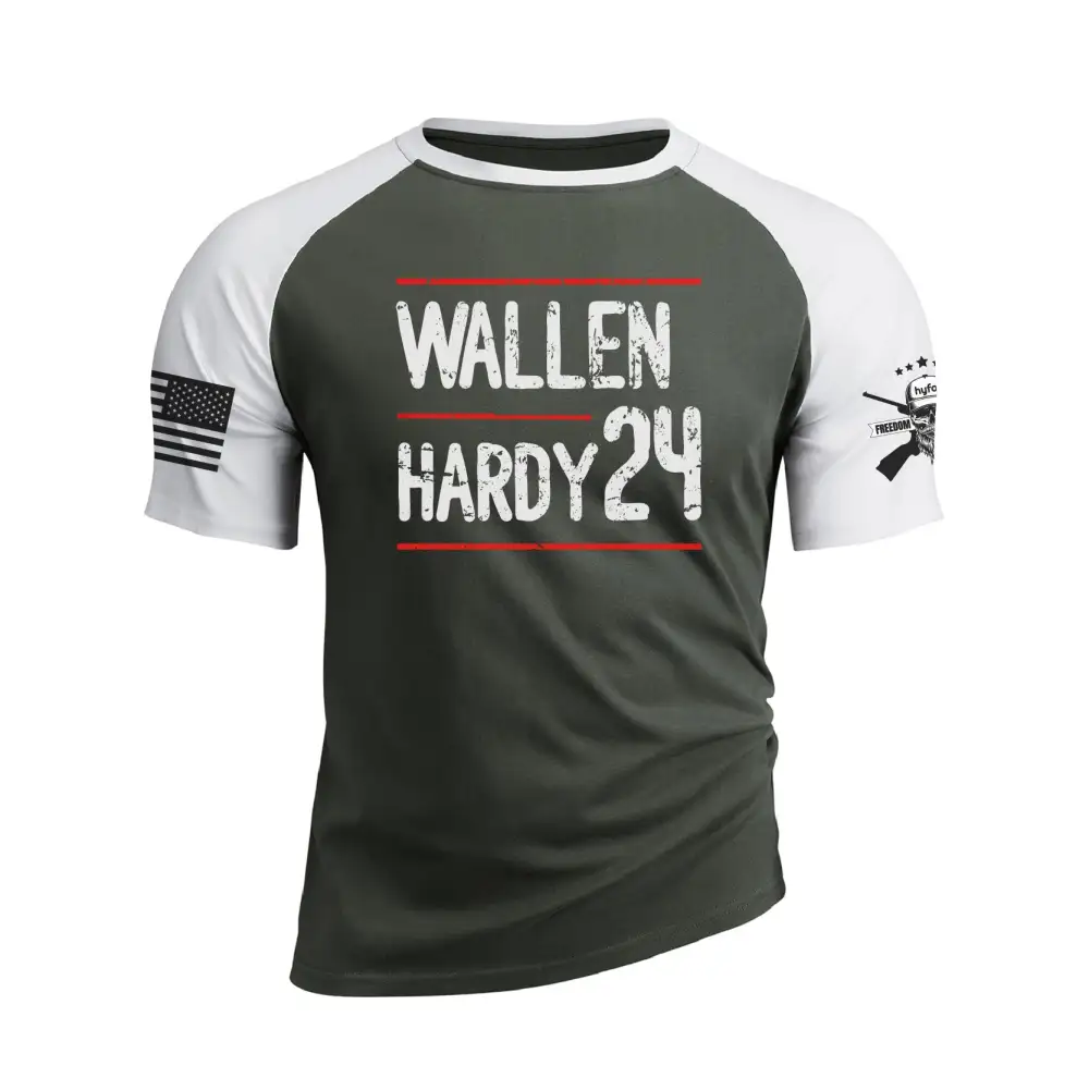 WALLEN HARDY 24 RAGLAN GRAPHIC TEE