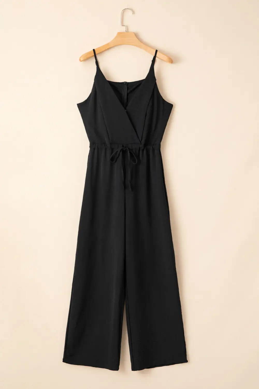 Spaghetti Strap Wide Leg Drawstring High Accessory
