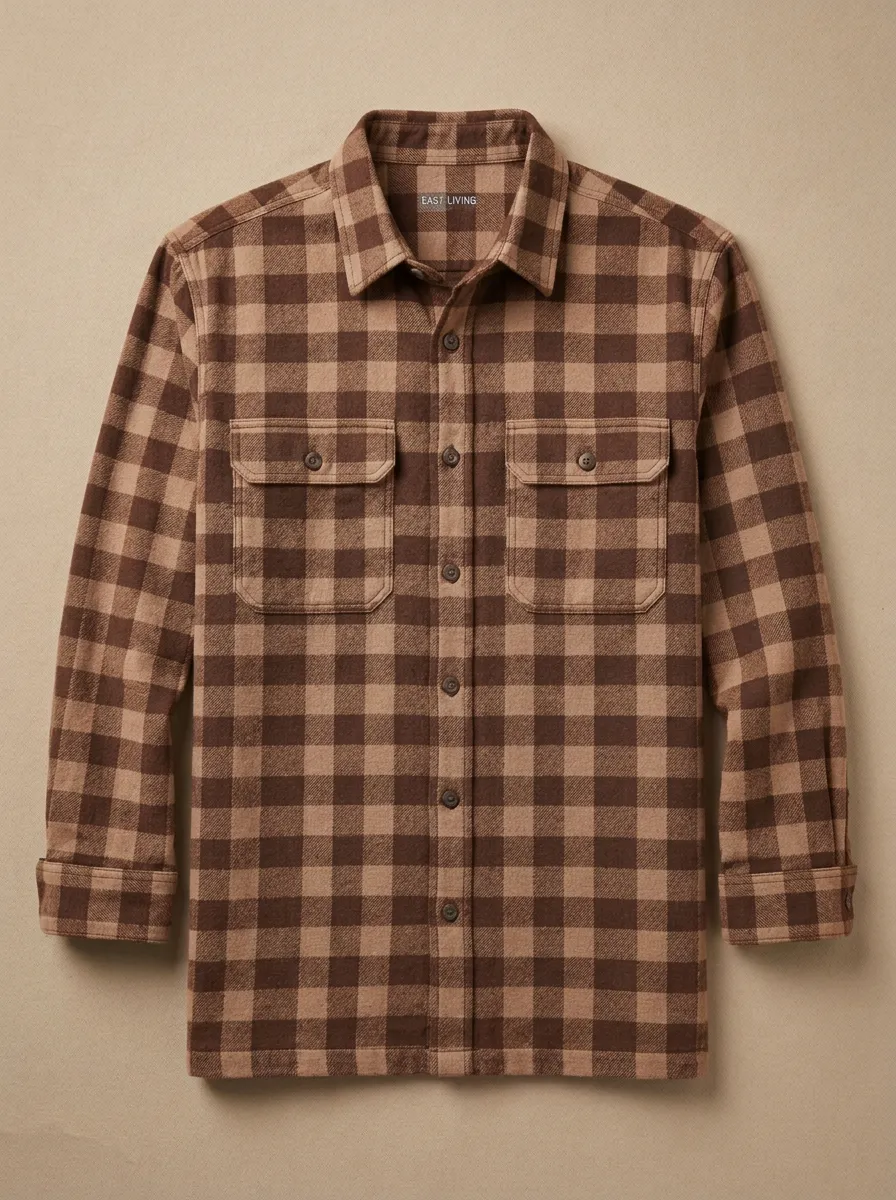 Buffalo-Plaid Plaid Long-Sleeve Men's Long-Sleeve Shirt