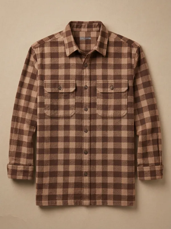 Buffalo-Plaid Plaid Long-Sleeve Men's Long-Sleeve Shirt