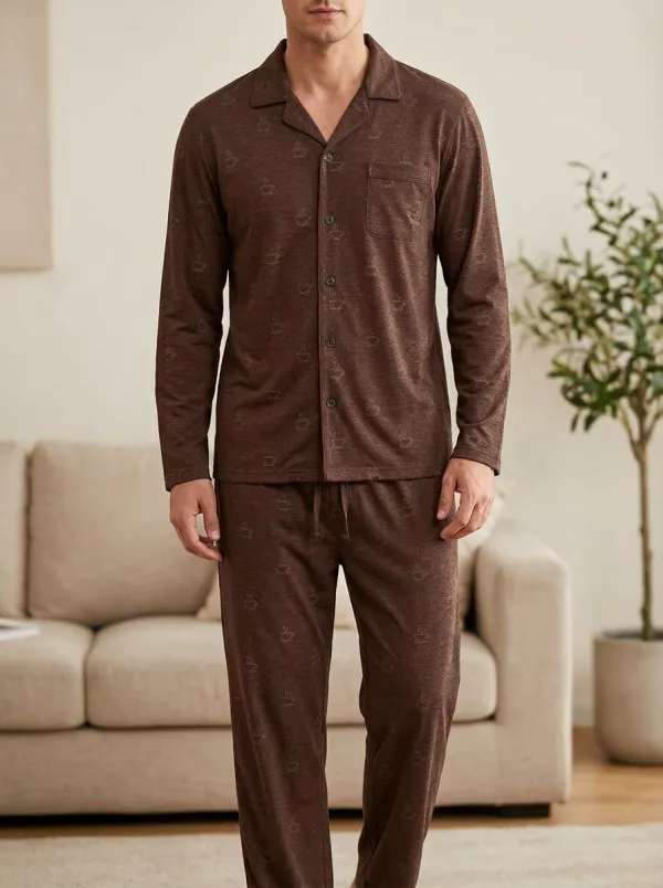Cozy Classic Men's Pajama Set