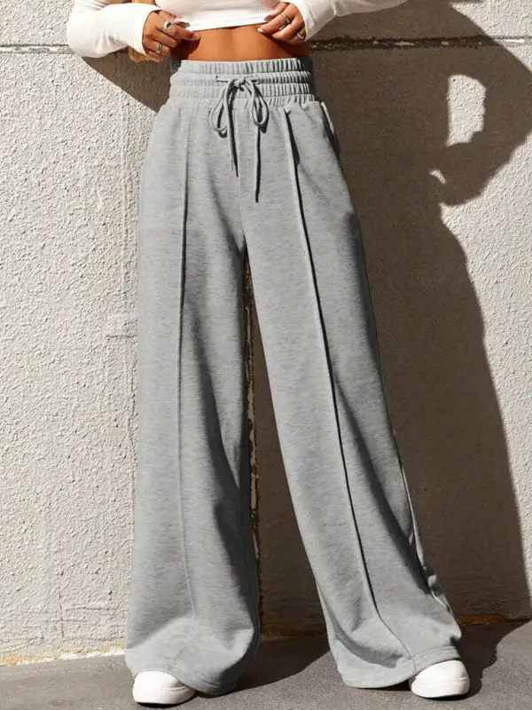 Straight Leg Loose Sweatpants Wide Outdoor
