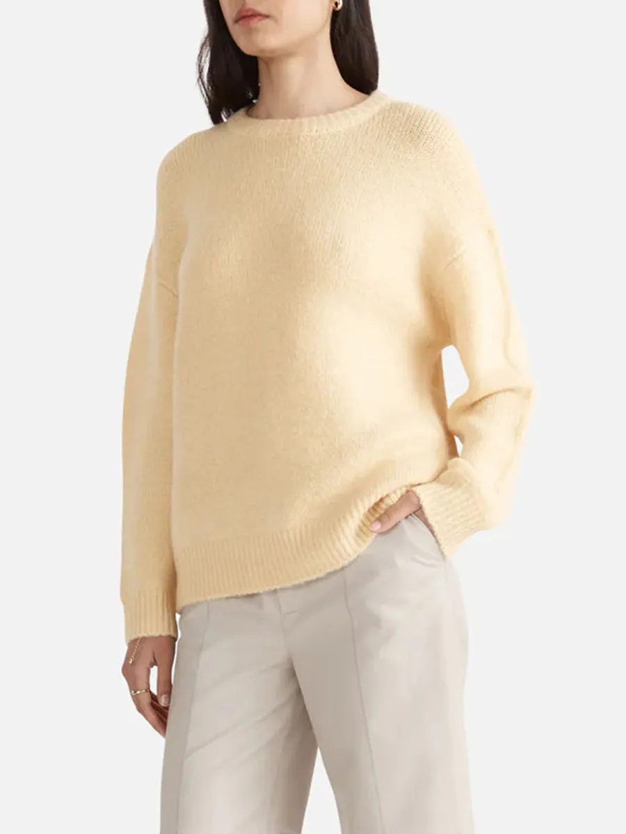 DROPPED SHOULDER MOHAIR KNIT