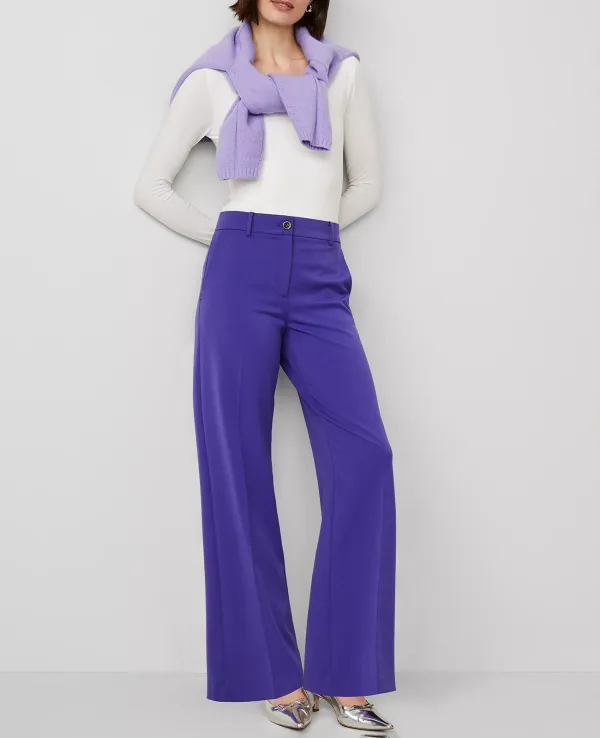 Purple Perfect Wide-Leg Pant
