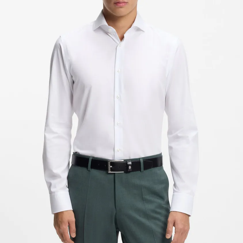 Business Spread-Collar Men's Shirt