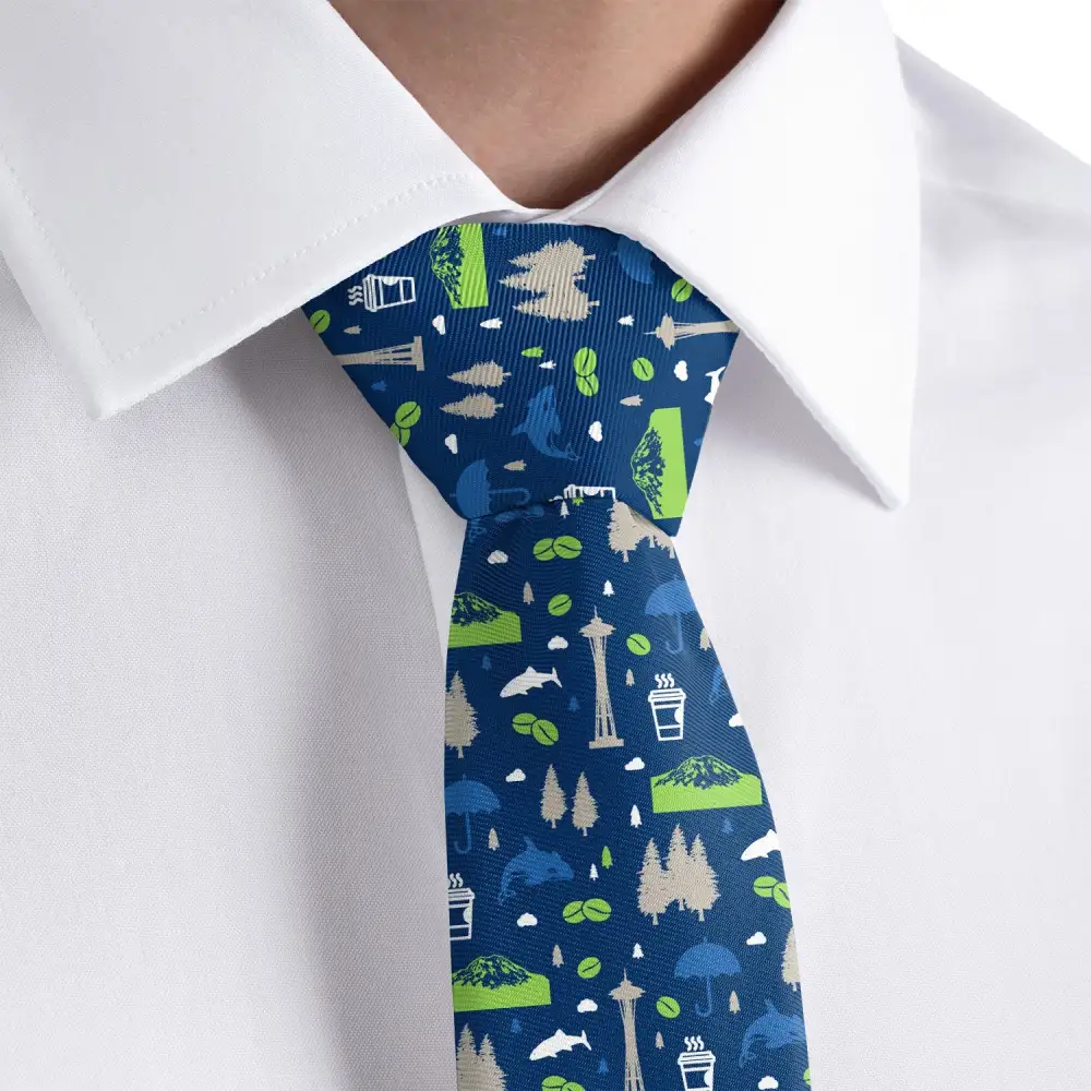 Timeless Heritage Emblem Arrangement Necktie