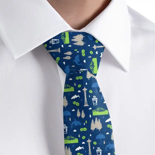 Timeless Heritage Emblem Arrangement Necktie