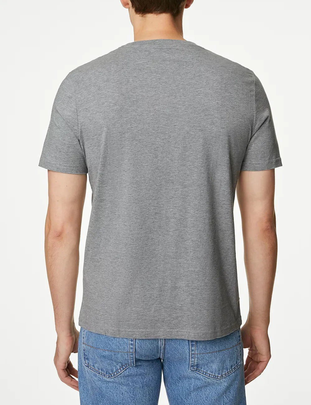 Solid Crew Neck T-Shirt