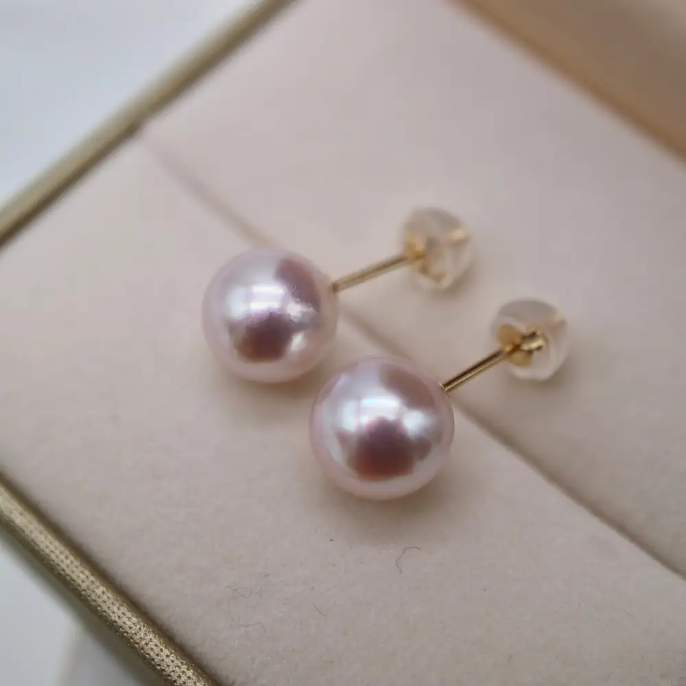 Sculptural Pierced Or Clip-On Pearl Stud Earrings