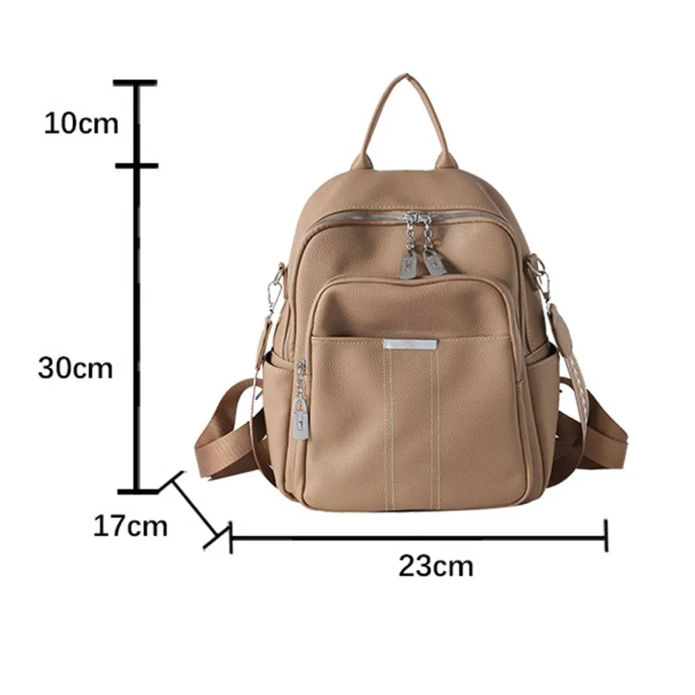 Minimal Compact Textured Backpack