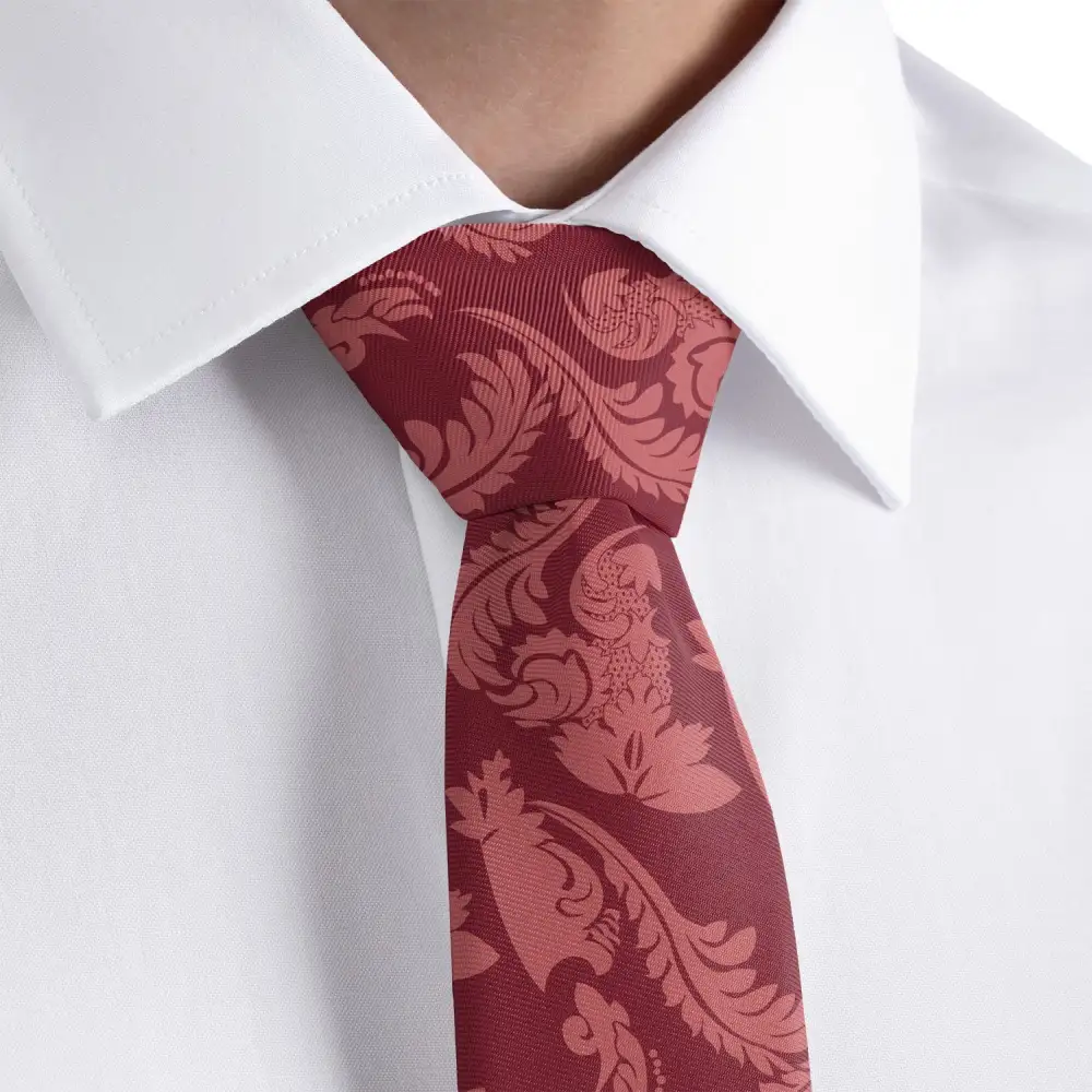Refined Paisley Arrangement Necktie