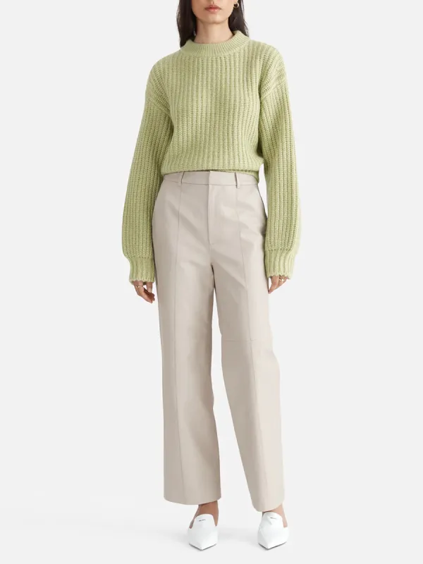 OPEN BACK KNIT SWEATER