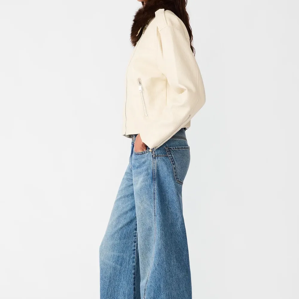 Faux Leather Utility Jacket