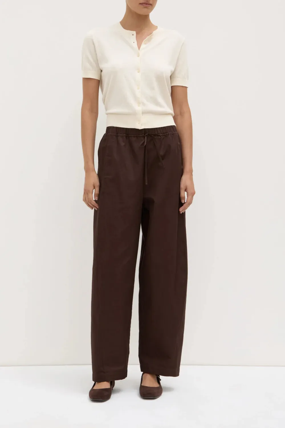 Elastic Waistband Pants