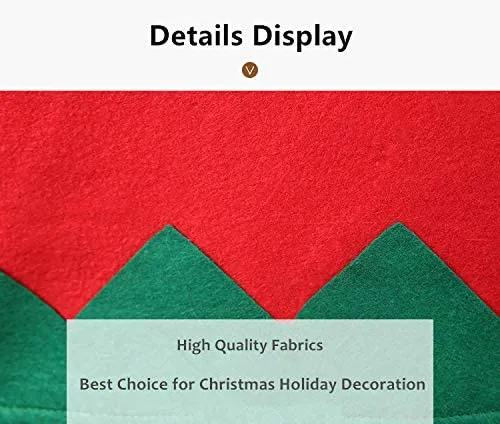 Christmas Chair Back Covers Elf Design Santa Hat