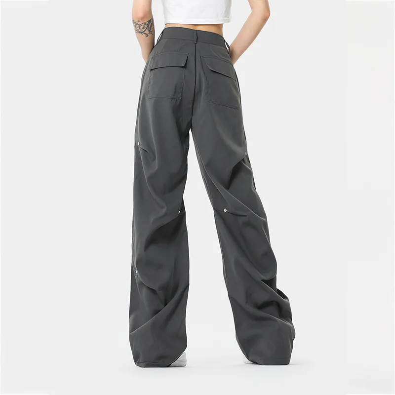 High Waist Parachute Pants