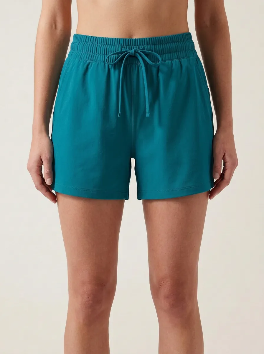 Women's Tonal-Stitch Drawstring Athletic Shorts