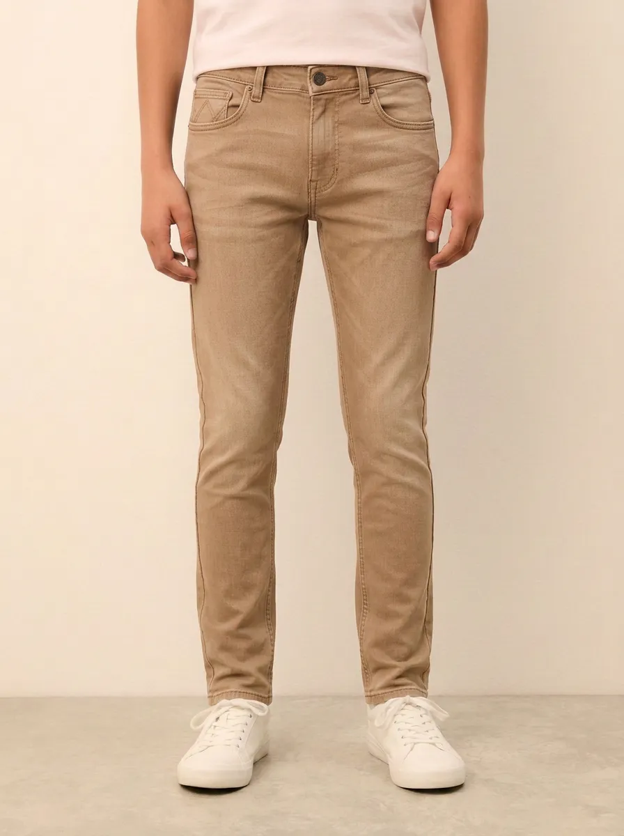Men's Streamlined Flexible Casual Wear Stretch Denim Jeans