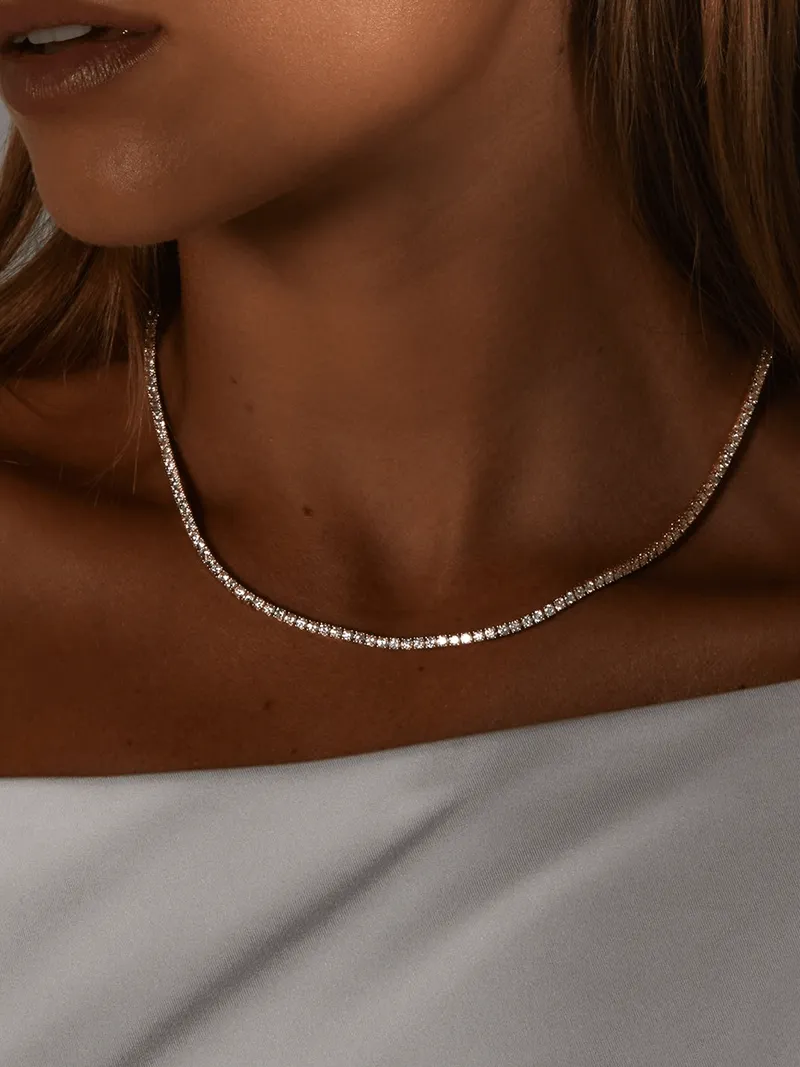 Polished Riviere Necklace