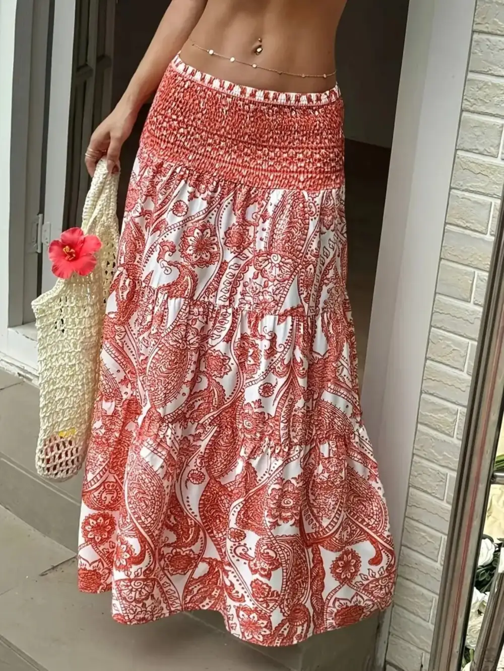 Sequin Maxi Skirt