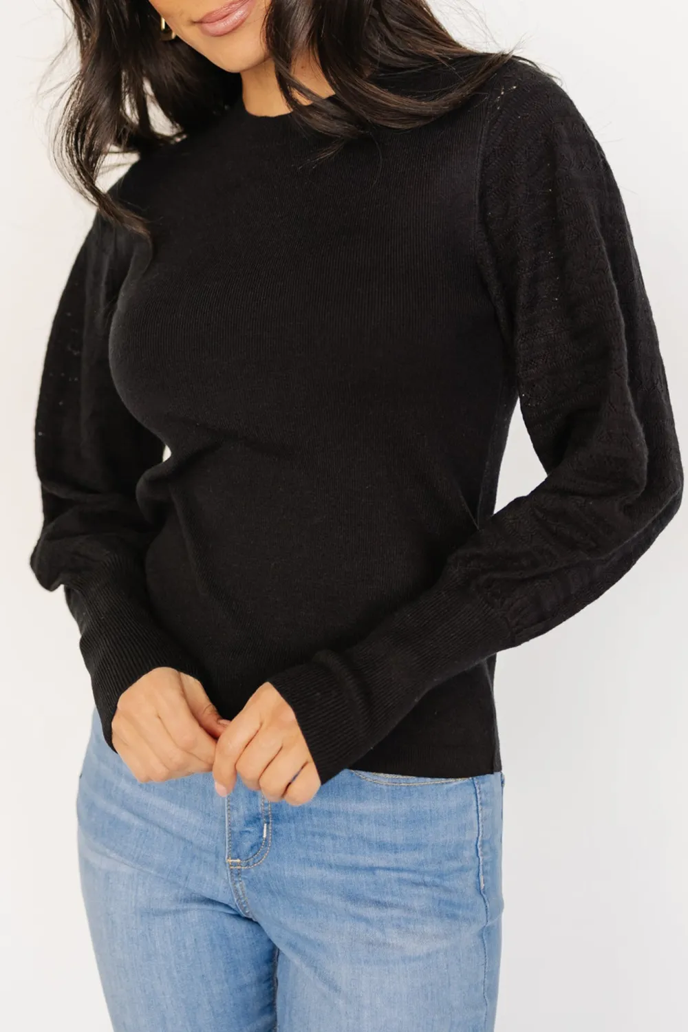 Classic Minimalist Soft Ribbed Knit Top