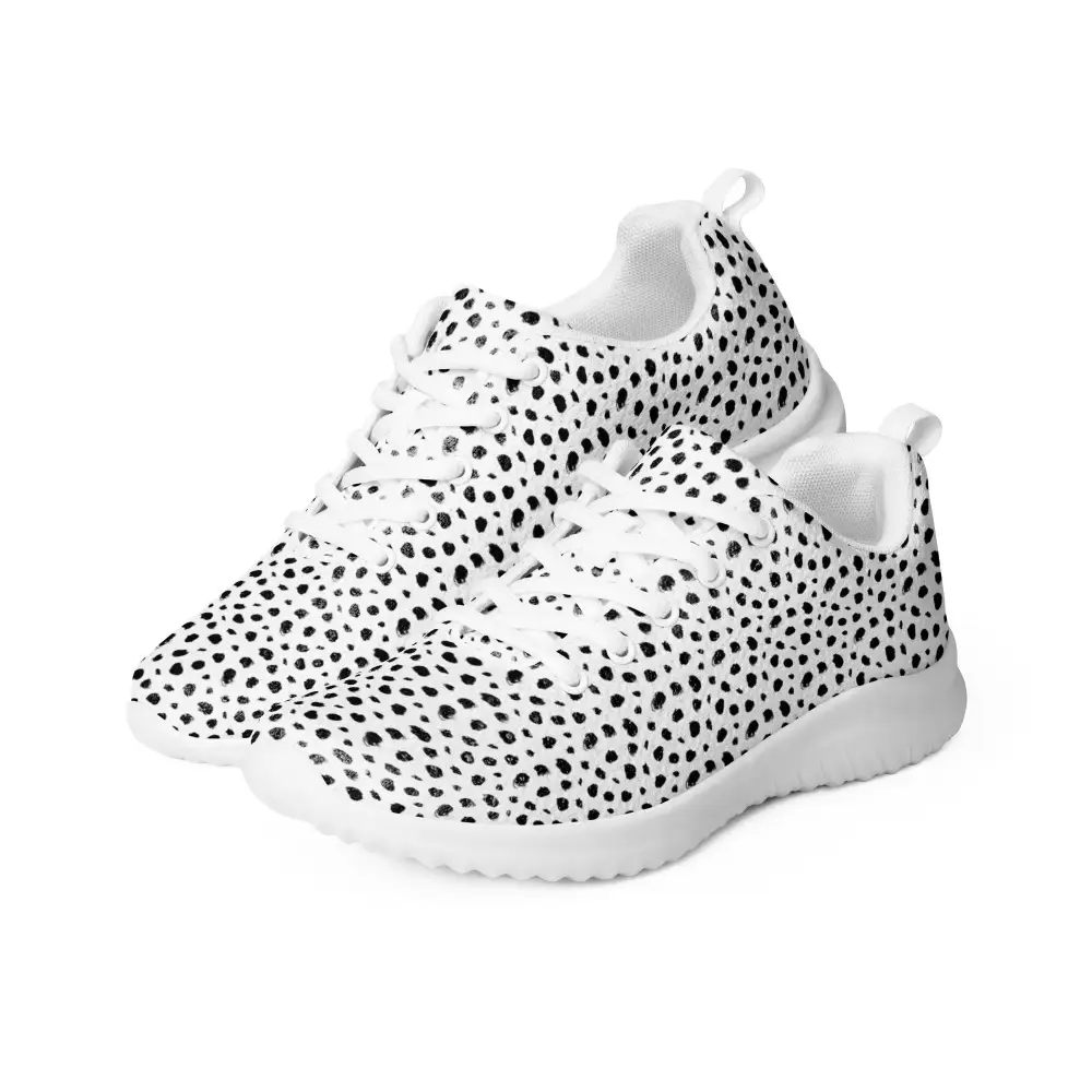 Dot Pattern Lightweight Casual Sneakers