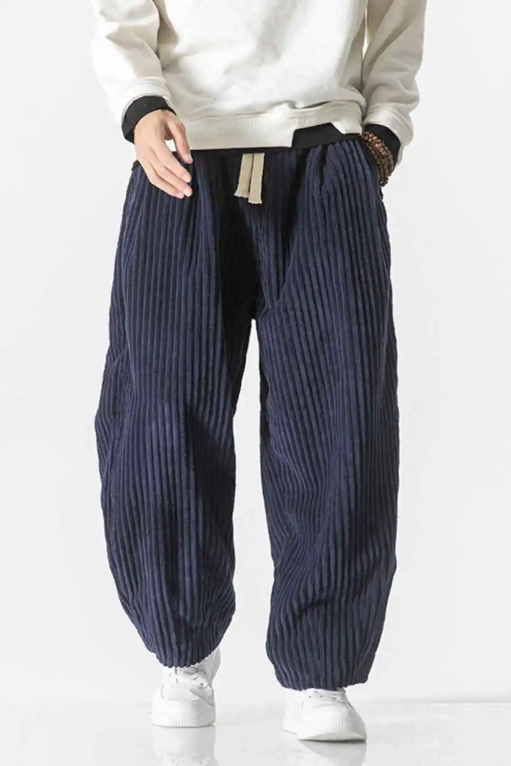 Corduroy Wide Leg Casual Pants
