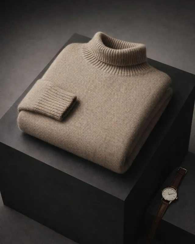Cashmere Roll-neck Jumper