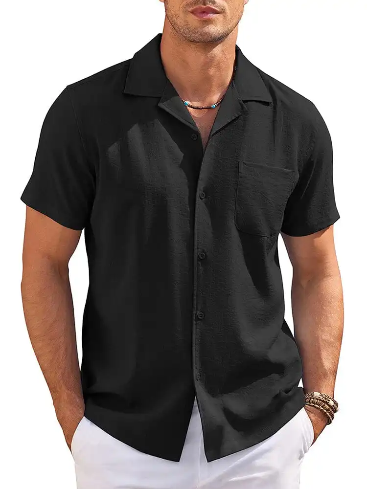 Casual Vacation Cuban Shirt